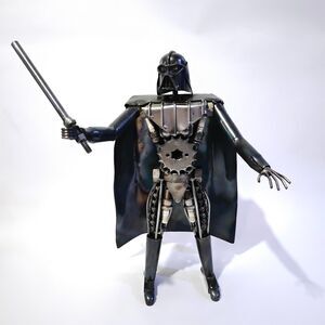Darth Vader Star Wars Scrap Metal Weld Sculpture Art Statue 16" Large Handmade